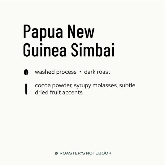 Papua New Guinea Simbai Single Origin Coffee